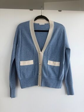 Sandro light blue Cardigan Sweater